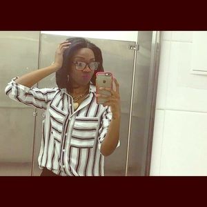 Long button up blouse forever21